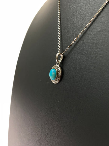 【中古品】【メンズ】 SAAD サード PENDANT TOP SV925 ターコイズ ペンダントトップ アクセサリー 191-260806-yn-13-min カラー：シルバー/ターコイズ 万代Net店