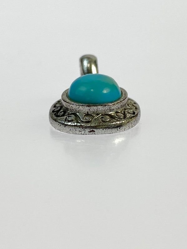 【中古品】【メンズ】 SAAD サード PENDANT TOP SV925 ターコイズ ペンダントトップ アクセサリー 191-260806-yn-13-min カラー：シルバー/ターコイズ 万代Net店