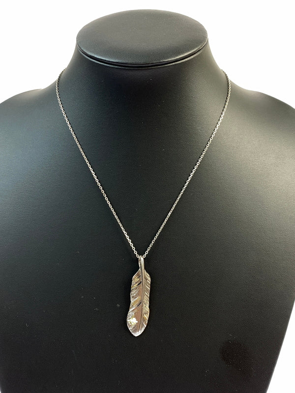 【中古品】【メンズ】 SAAD サード 925 K18 太陽神 フェザー ペンダントトップ シルバー 18金 アクセサリー 191-260809-em-23-min カラー：シルバー 万代Net店