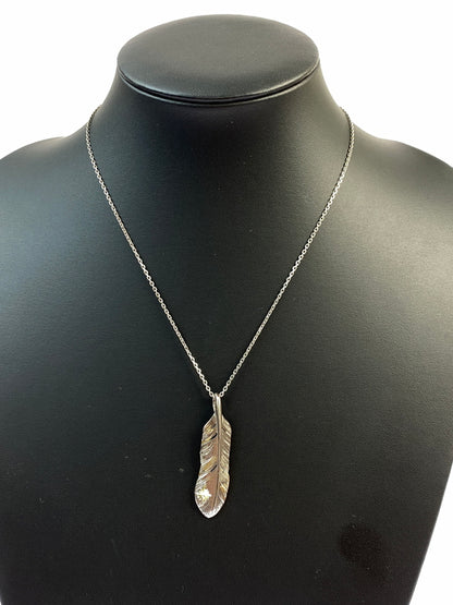 【中古品】【メンズ】 SAAD サード 925 K18 太陽神 フェザー ペンダントトップ シルバー 18金 アクセサリー 191-260809-em-23-min カラー：シルバー 万代Net店