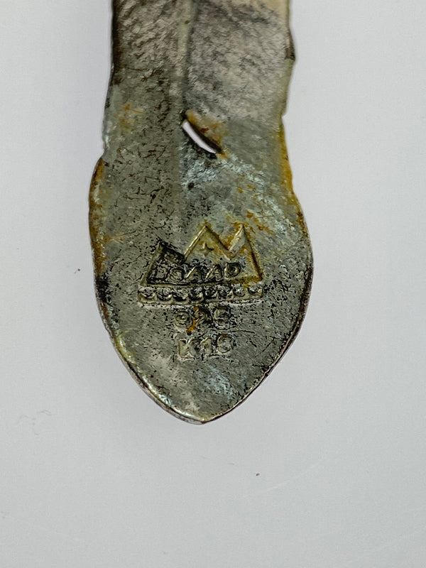 【中古品】【メンズ】 SAAD サード 925 K18 太陽神 フェザー ペンダントトップ シルバー 18金 アクセサリー 191-260809-em-23-min カラー：シルバー 万代Net店