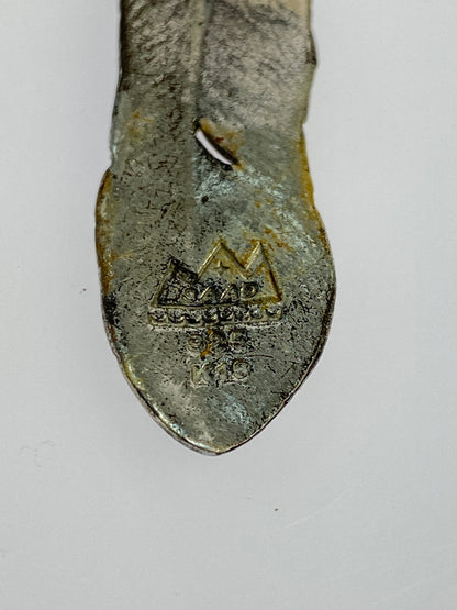 【中古品】【メンズ】 SAAD サード 925 K18 太陽神 フェザー ペンダントトップ シルバー 18金 アクセサリー 191-260809-em-23-min カラー：シルバー 万代Net店