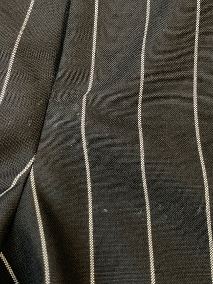 【中古品】【メンズ】 WACKO MARIA×DORMEUIL ワコマリア ドーメル PLEATED TROUSERS TYPE-2 プリーテッド トラウザーズ タイプ ツー WMGP-WMP-TR03 ボトムス パンツ スラックス 153-260804-hu-27-min サイズ：XL カラー：ブラック（ストライプ） 万代Net店