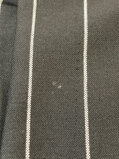 【中古品】【メンズ】 WACKO MARIA×DORMEUIL ワコマリア ドーメル PLEATED TROUSERS TYPE-2 プリーテッド トラウザーズ タイプ ツー WMGP-WMP-TR03 ボトムス パンツ スラックス 153-260804-hu-27-min サイズ：XL カラー：ブラック（ストライプ） 万代Net店