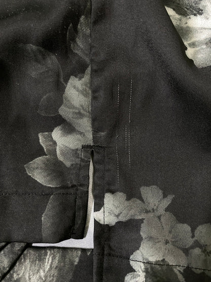 【中古品】【メンズ】 STUDIOS ステュディオス DARK FLOWER BIG SILHOUETTE SHIRT 108300009 ダークフラワービッグシルエットシャツ 長袖シャツ トップス 140-260804-yn-05-min サイズ：1 カラー：ブラック 万代Net店