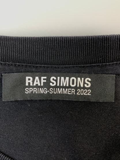 【中古品】【メンズ】 RAF SIMONS ラフシモンズ 22SS OVERSIZED T-SHIRT SREAPERS オーバーサイズド ティーシャツ スリーパーズ 221-W118-19001 半袖 Ｔシャツ ショートスリーブ 140-260804-hu-26-min サイズ：L カラー：ブラック 万代Net店