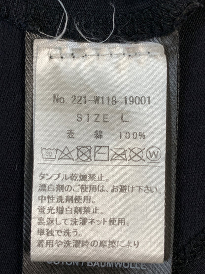 【中古品】【メンズ】 RAF SIMONS ラフシモンズ 22SS OVERSIZED T-SHIRT SREAPERS オーバーサイズド ティーシャツ スリーパーズ 221-W118-19001 半袖 Ｔシャツ ショートスリーブ 140-260804-hu-26-min サイズ：L カラー：ブラック 万代Net店
