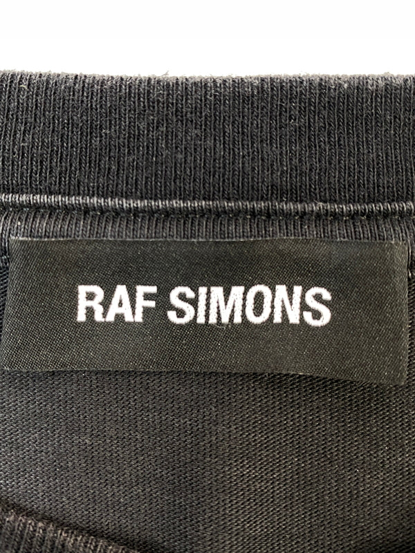 【中古品】【メンズ】 RAF SIMONS ラフシモンズ 18AW CHRISTIANE F T-SHIRT クリスチーネ エフ ティーシャツ 182.124C 半袖 Tシャツシャツ ショートスリーブ 140-260804-hu-06-min サイズ：S カラー：ブラック 万代Net店