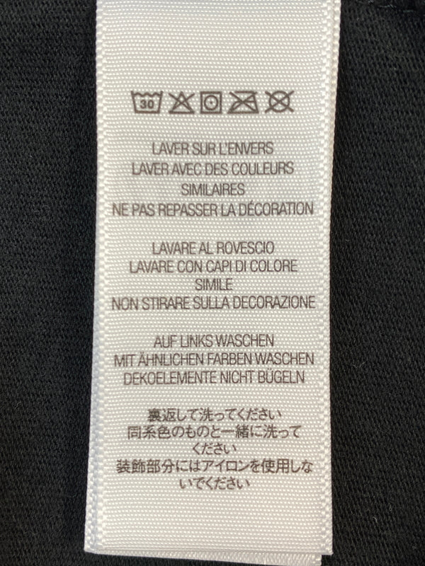 【中古品】【メンズ】 SUPREME シュプリーム RAISED SCRIPT S S TOP レイズド スクリプト ショートスリーブ トップ 半袖 ティーシャツ Ｔシャツ 149-260804-hu-09-min サイズ：L カラー：ブラック 万代Net店