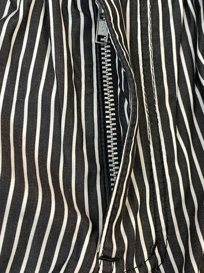 【中古品】【メンズ】 BLACK COMME DES GALCONS ブラックコムデギャルソン COTTON STRIPE EASY PANTS コットン ストライプ イージー パンツ ボトムス 140-260804-hu-13-min サイズ：M カラー：ブラック/ホワイト（ストライプ） 万代Net店