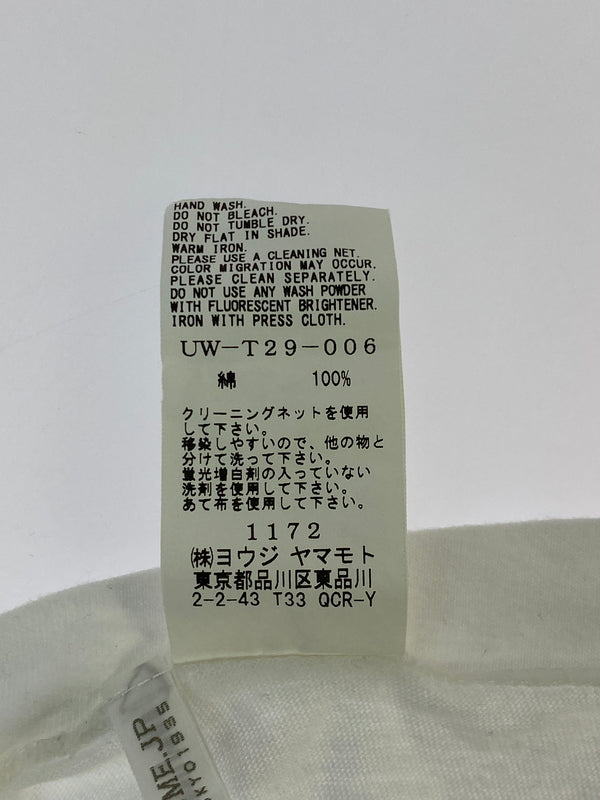 【中古品】【メンズ】 S'YTE サイト UW-T29-006 "BLACK IS MODEST"MESSEGE S S TEE Tシャツ トップス 140-260805-zi-06-min サイズ：4 カラー：ホワイト 万代Net店