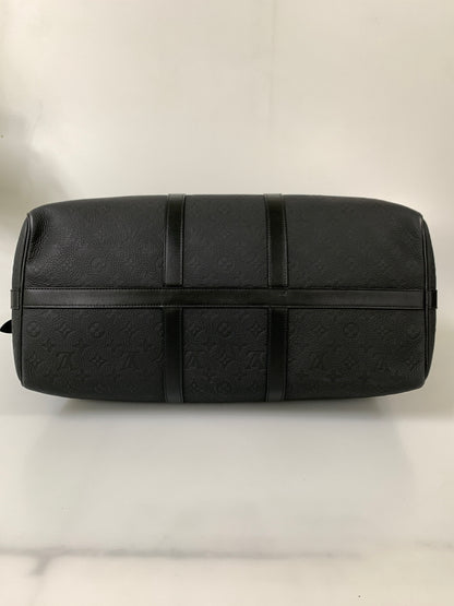 【中古品】【メンズ/レディース】 LOUIS VUITTON ルイ ヴィトン キーポル バンドリエール 50 M59025 ボストンバッグ カバン 179-260804-yn-15-min カラー：ブラック 万代Net店