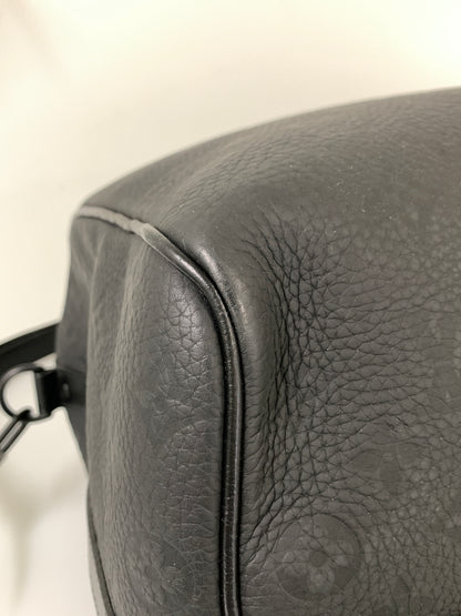 【中古品】【メンズ/レディース】 LOUIS VUITTON ルイ ヴィトン キーポル バンドリエール 50 M59025 ボストンバッグ カバン 179-260804-yn-15-min カラー：ブラック 万代Net店