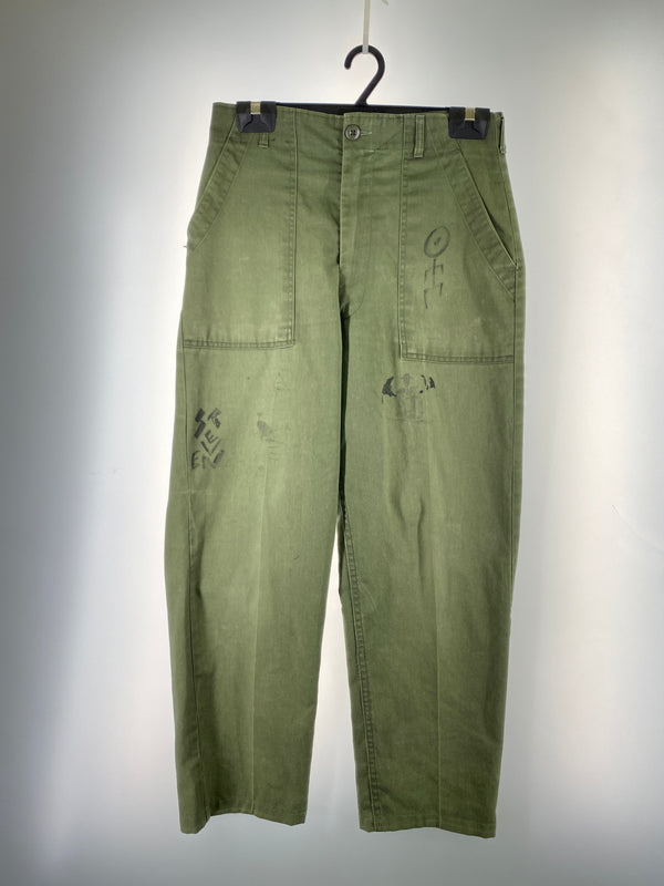 【現状渡し品】【メンズ】 U.S.ARMY ユーエスアーミー 80S OG-507 BAKER PANTS ベイカーパンツ 157-260805-zi-18-min サイズ：不明 カラー：グリーンカーキ 万代Net店