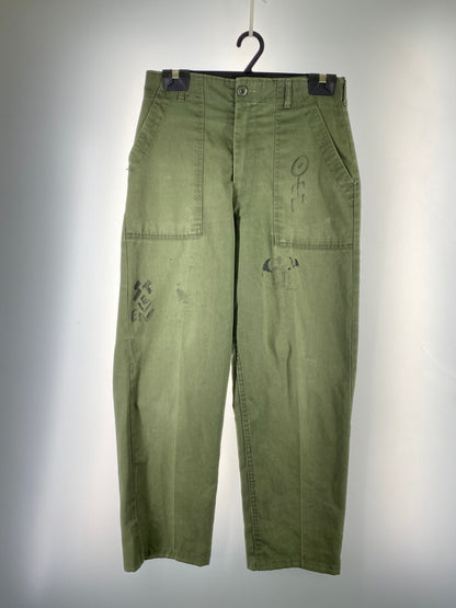 【現状渡し品】【メンズ】 U.S.ARMY ユーエスアーミー 80S OG-507 BAKER PANTS ベイカーパンツ 157-260805-zi-18-min サイズ：不明 カラー：グリーンカーキ 万代Net店