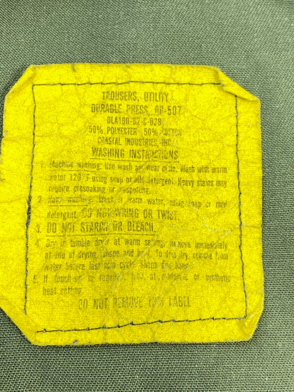 【現状渡し品】【メンズ】 U.S.ARMY ユーエスアーミー 80S OG-507 BAKER PANTS ベイカーパンツ 157-260805-zi-18-min サイズ：不明 カラー：グリーンカーキ 万代Net店