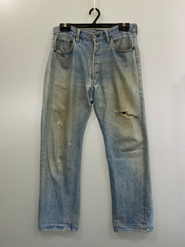 【中古品】【メンズ】 LEVI'S リーバイス 70S 66前期 501 DENIM PANTS 70年代 デニムパンツ ボトムス ジーパン 157-260804-hu-12-min カラー：ライトインディゴ 万代Net店