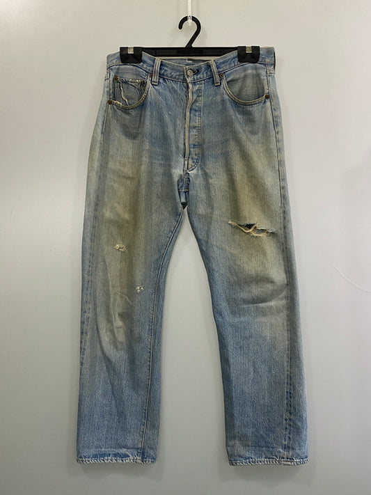 【中古品】【メンズ】 LEVI'S リーバイス 70S 66前期 501 DENIM PANTS 70年代 デニムパンツ ボトムス ジーパン 157-260804-hu-12-min カラー：ライトインディゴ 万代Net店