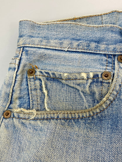 【中古品】【メンズ】 LEVI'S リーバイス 70S 66前期 501 DENIM PANTS 70年代 デニムパンツ ボトムス ジーパン 157-260804-hu-12-min カラー：ライトインディゴ 万代Net店