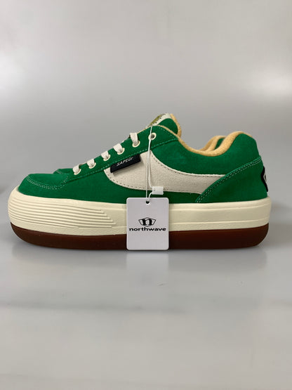 【中古美品】【メンズ】 NORTHWAVE ノースウェーブ SAPEUR ESPRESSO LEGEND SUEDE NW-001SP サプール エスプレッソ レジェンド スエード スニーカー 靴 162-260804-yn-30-min サイズ：US8.5 カラー：GREEN 万代Net店