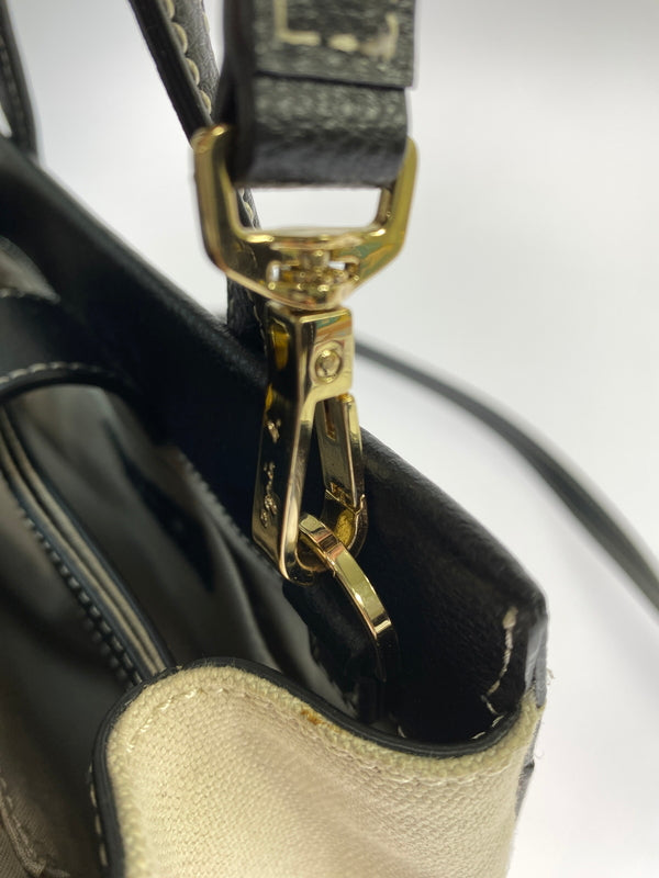 【中古品】【レディース】 AGNES B. アニエスベー IS11KZ-01 2WAY ミニ BAG バッグ 188-260805-zi-38-min カラー：ブラック/ベージュ 万代Net店