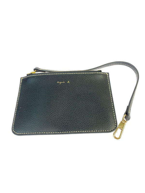【中古品】【レディース】 AGNES B. アニエスベー IS11KZ-01 2WAY ミニ BAG バッグ 188-260805-zi-38-min カラー：ブラック/ベージュ 万代Net店