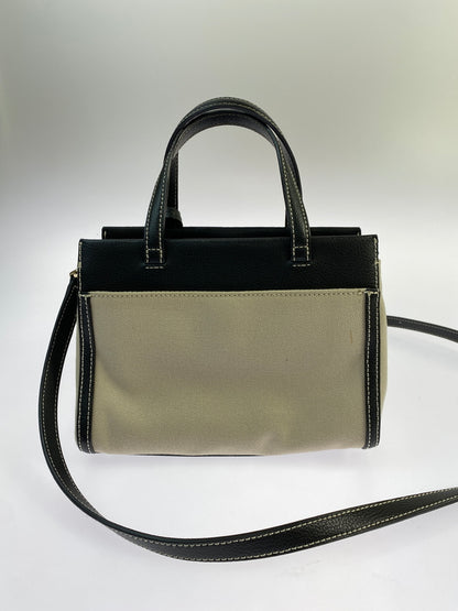 【中古品】【レディース】 AGNES B. アニエスベー IS11KZ-01 2WAY ミニ BAG バッグ 188-260805-zi-38-min カラー：ブラック/ベージュ 万代Net店