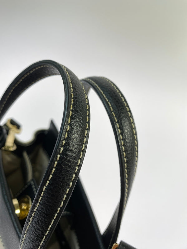 【中古品】【レディース】 AGNES B. アニエスベー IS11KZ-01 2WAY ミニ BAG バッグ 188-260805-zi-38-min カラー：ブラック/ベージュ 万代Net店