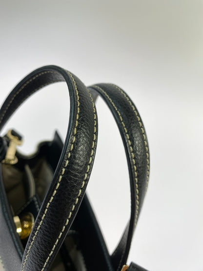 【中古品】【レディース】 AGNES B. アニエスベー IS11KZ-01 2WAY ミニ BAG バッグ 188-260805-zi-38-min カラー：ブラック/ベージュ 万代Net店