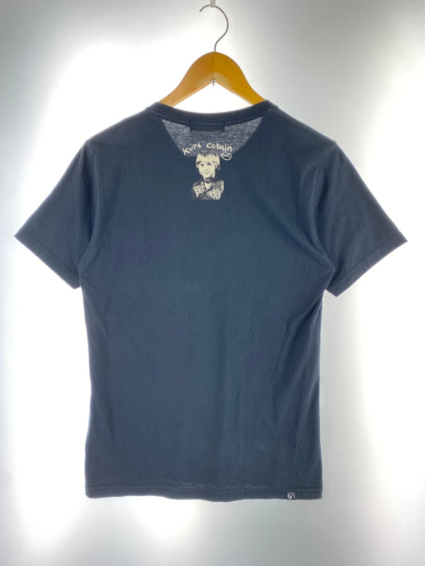 【中古品】【メンズ】 HYSTERIC GLAMOUR ヒステリックグラマー 0211CT10 KURT COBAIN TEE カートコバーンティーシャツ Tシャツ トップス 140-260805-zi-03-min サイズ：S カラー：ブラック 万代Net店