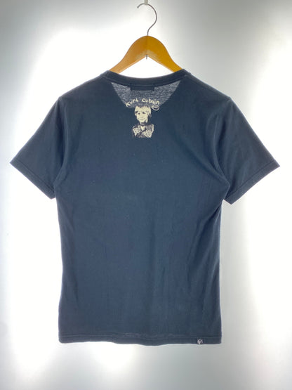 【中古品】【メンズ】 HYSTERIC GLAMOUR ヒステリックグラマー 0211CT10 KURT COBAIN TEE カートコバーンティーシャツ Tシャツ トップス 140-260805-zi-03-min サイズ：S カラー：ブラック 万代Net店