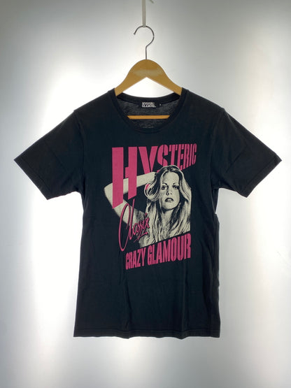 【中古品】【メンズ】 HYSTERIC GLAMOUR ヒステリックグラマー 0202CT03 HYS GIRL TEE Tシャツ トップス 140-260805-zi-04-min サイズ：S カラー：ブラック 万代Net店