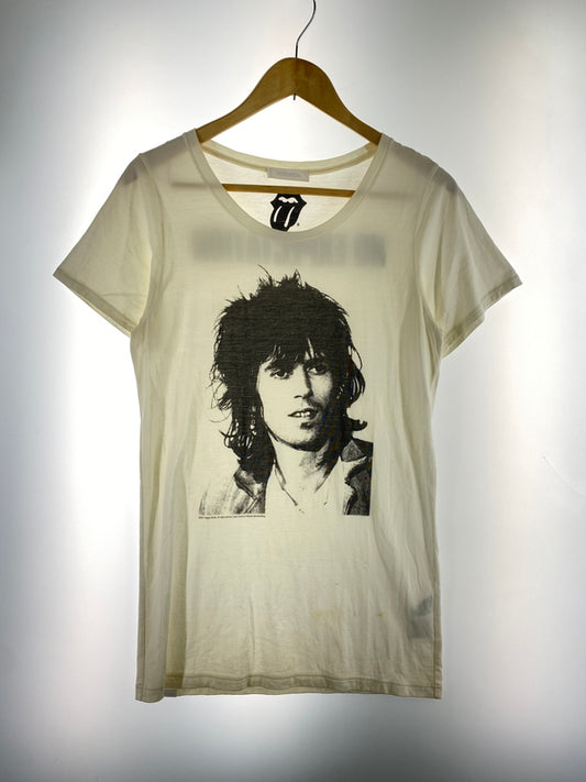 【現状渡し品】【メンズ】 HYSTERIC GLAMOUR ヒステリックグラマー 0513CT03 KEITH RICHARDS TEE キースリチャーズティー Tシャツ トップス 140-260805-zi-02-min サイズ：F カラー：ホワイト 万代Net店