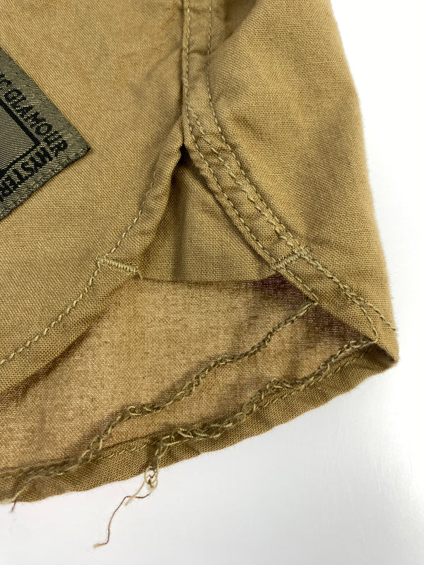 【中古品】【メンズ】 HYSTERIC GLAMOUR ヒステリックグラマー 0222AH02 MILITARY SHIRT ミリタリーシャツ 140-260805-zi-05-min サイズ：S カラー：ライトブラウン 万代Net店