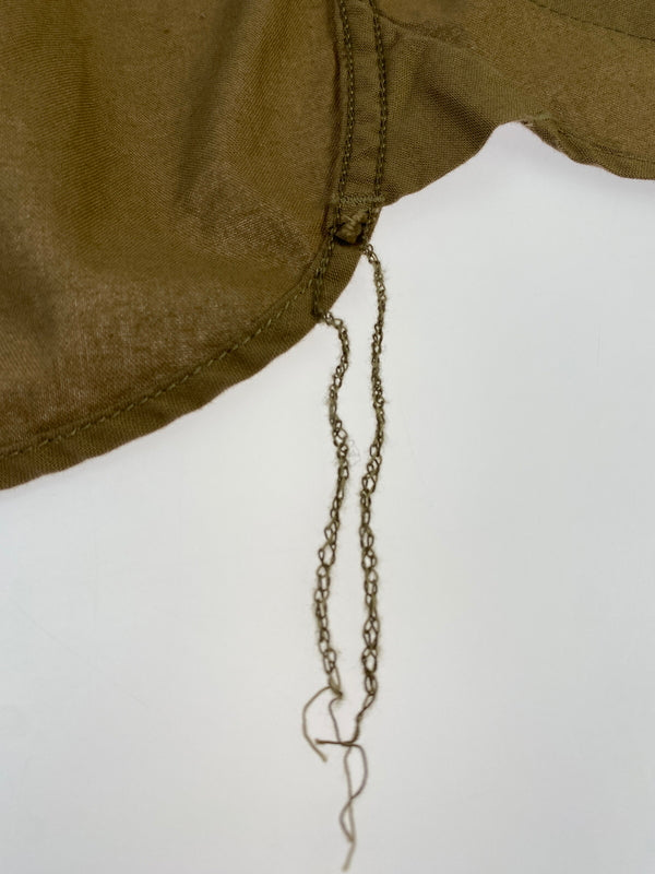 【中古品】【メンズ】 HYSTERIC GLAMOUR ヒステリックグラマー 0222AH02 MILITARY SHIRT ミリタリーシャツ 140-260805-zi-05-min サイズ：S カラー：ライトブラウン 万代Net店