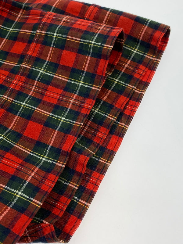 【中古品】【メンズ】 VIVIENNE WESTWOOD ヴィヴィアンウエストウッド VW-WR-82043 CHECK S S SHIRT シャツ 141-260805-zi-10-min サイズ：44 カラー：レッド/グリーン 万代Net店