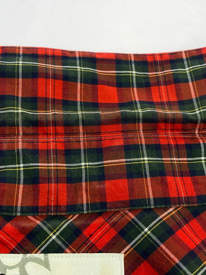 【中古品】【メンズ】 VIVIENNE WESTWOOD ヴィヴィアンウエストウッド VW-WR-82043 CHECK S S SHIRT シャツ 141-260805-zi-10-min サイズ：44 カラー：レッド/グリーン 万代Net店