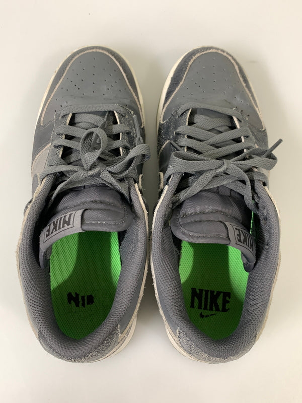 【中古品】【メンズ/レディース】 NIKE ナイキ DUNK LOW RETRO PRM HALLOWEEN DQ7681-001 ダンク ロー レトロ プレミアム ハロウィン スニーカー 靴 160-260804-yn-33-min サイズ：25.0cm US7 カラー：IRON GREY/PHANTOM-SCREAM GREEN 万代Net店
