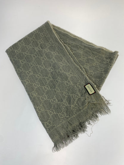 【中古品】【レディース】 GUCCI グッチ GGストール モノグラム マフラー 183-260809-em-22-min カラー：グレー系 万代Net店