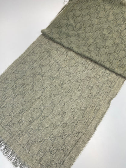 【中古品】【レディース】 GUCCI グッチ GGストール モノグラム マフラー 183-260809-em-22-min カラー：グレー系 万代Net店