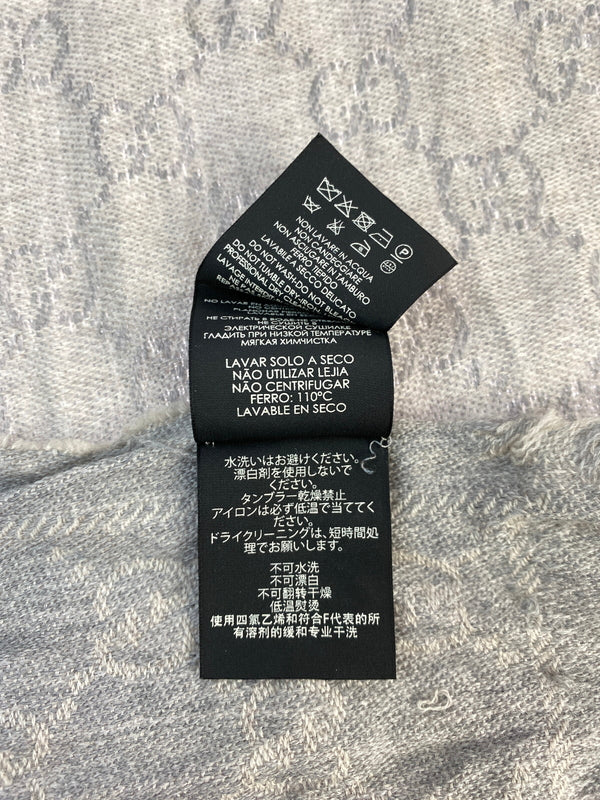 【中古品】【レディース】 GUCCI グッチ GGストール モノグラム マフラー 183-260809-em-22-min カラー：グレー系 万代Net店