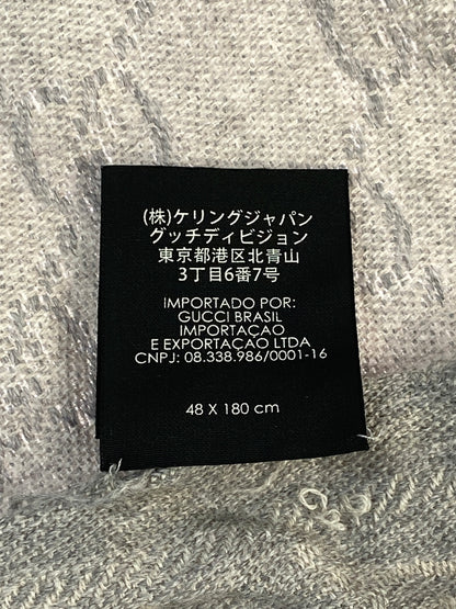 【中古品】【レディース】 GUCCI グッチ GGストール モノグラム マフラー 183-260809-em-22-min カラー：グレー系 万代Net店