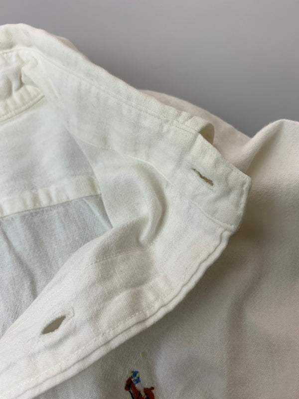 【中古品】【メンズ】 POLO COUNTRY ポロ カントリー 90'S BD SHIRT 90年代 長袖 ロングスリーブ ヴィンテージ 146-260804-hu-59-min サイズ：XL カラー：ホワイト 万代Net店