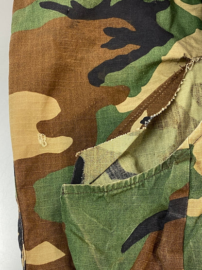 【現状渡し品】【メンズ】 L.L.BEAN エルエルビーン WOODLAND CAMO HUNTING VEST ウッドランド カモ ハンティング ベスト 袖なし 上着 アウター 146-260804-hu-02-min サイズ：L カラー：グリーン/ブラウン（カモ柄） 万代Net店