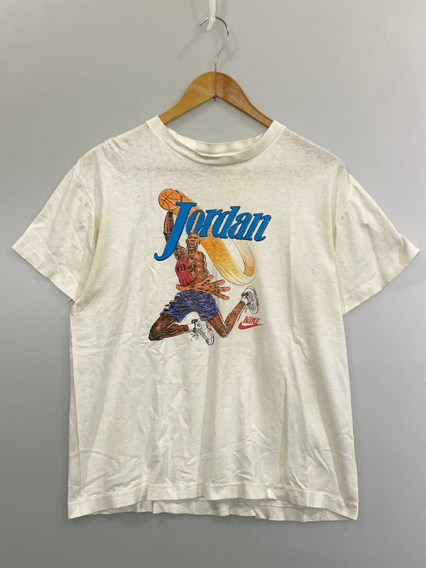 【現状渡し品】【メンズ】 NIKE ナイキ 90'S MICHAEL JORDAN TEE 90年代 マイケル ジョーダン ティー 半袖 ショートスリーブ Ｔシャツ ヴィンテージ 146-260804-hu-19-min サイズ：XL カラー：ホワイト 万代Net店