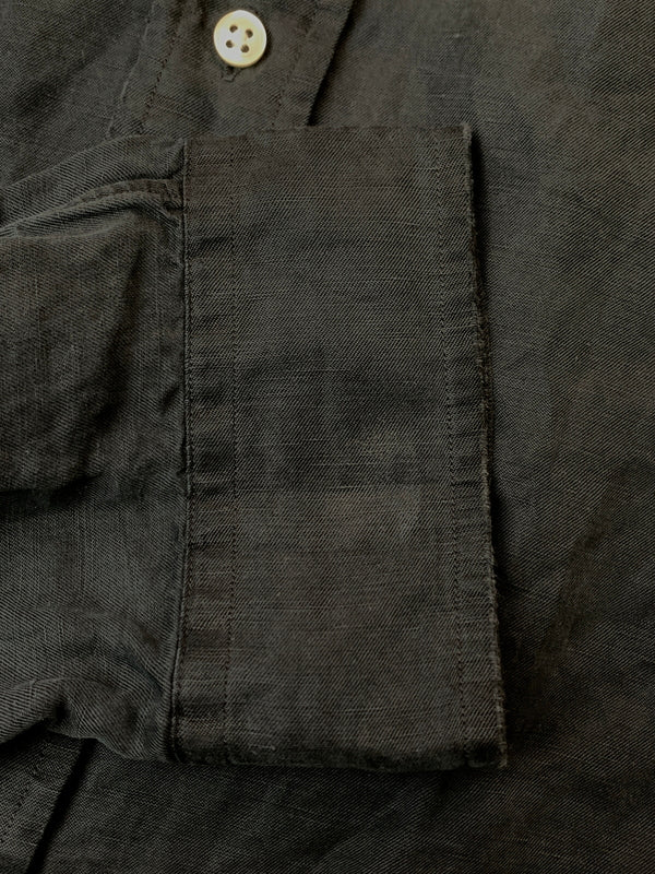 【中古品】【メンズ】 RALPH LAUREN ラルフローレン BLAKE BD SHIRT ブレイク ビーディー シャツ 長袖 ロングスリーブ 146-260804-hu-58-min サイズ：XXL カラー：ブラック 万代Net店