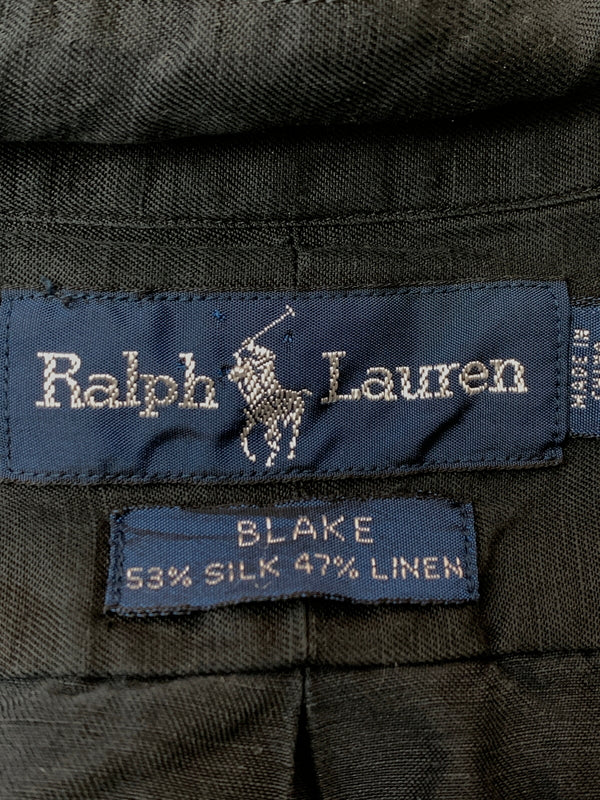 【中古品】【メンズ】 RALPH LAUREN ラルフローレン BLAKE BD SHIRT ブレイク ビーディー シャツ 長袖 ロングスリーブ 146-260804-hu-58-min サイズ：XXL カラー：ブラック 万代Net店