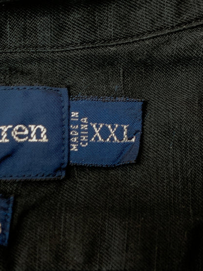 【中古品】【メンズ】 RALPH LAUREN ラルフローレン BLAKE BD SHIRT ブレイク ビーディー シャツ 長袖 ロングスリーブ 146-260804-hu-58-min サイズ：XXL カラー：ブラック 万代Net店