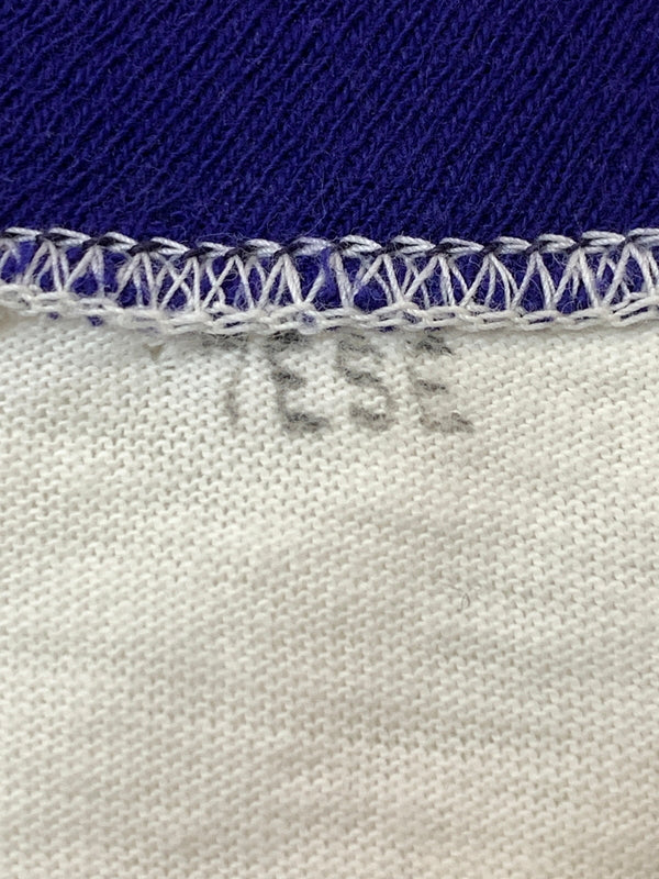 【中古品】【メンズ】 CHAMPION チャンピオン 60'S RINGER TEE 60年代 リンガー ティー 半袖 Ｔシャツ ティーシャツ ショートスリーブ 146-260804-hu-53-min サイズ：XL カラー：ホワイト/パープル 万代Net店
