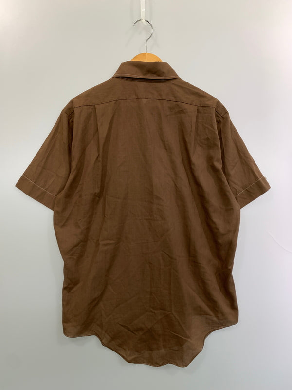 【中古品】【メンズ】 MARLBORO マールボロ マルボロ S S SHIRT 半袖 ショートスリーブ シャツ 146-260804-hu-52-min サイズ：L カラー：ブラウン 万代Net店